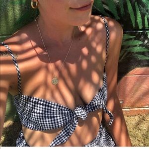 Closet closing for vacation tomorrow at 12! FOR LOVE & LEMONS GINGHAM SET